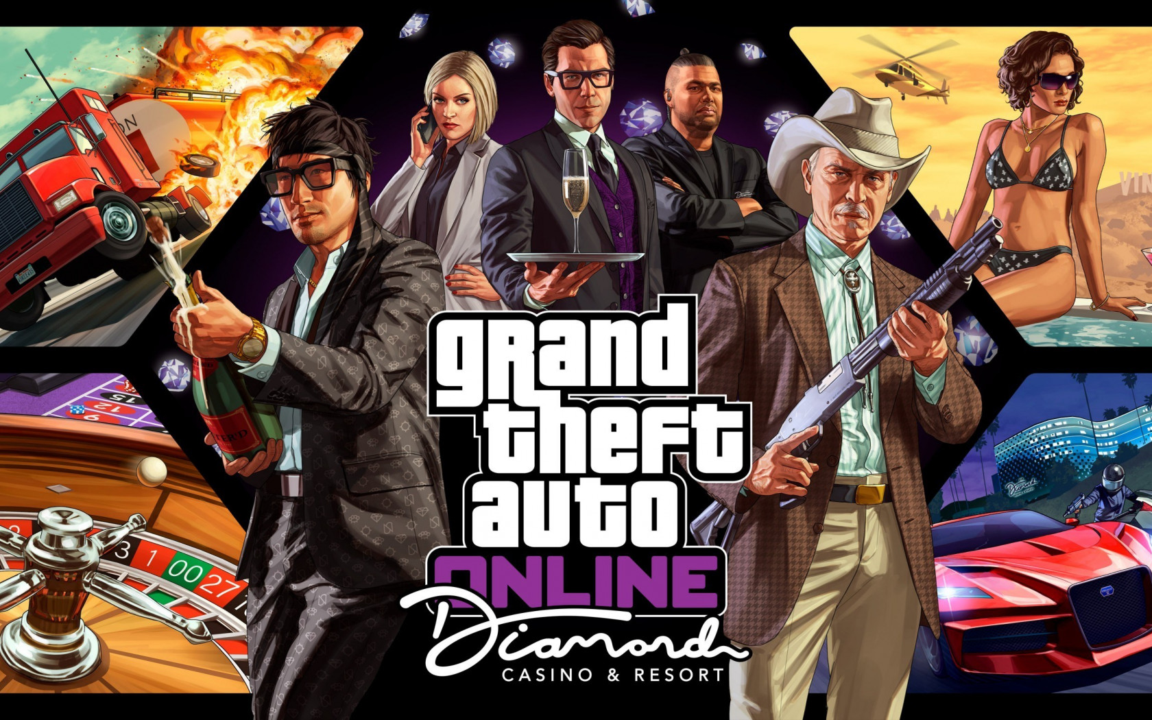 GTA Online Diamond Casino Resort wallpaper 1680x1050