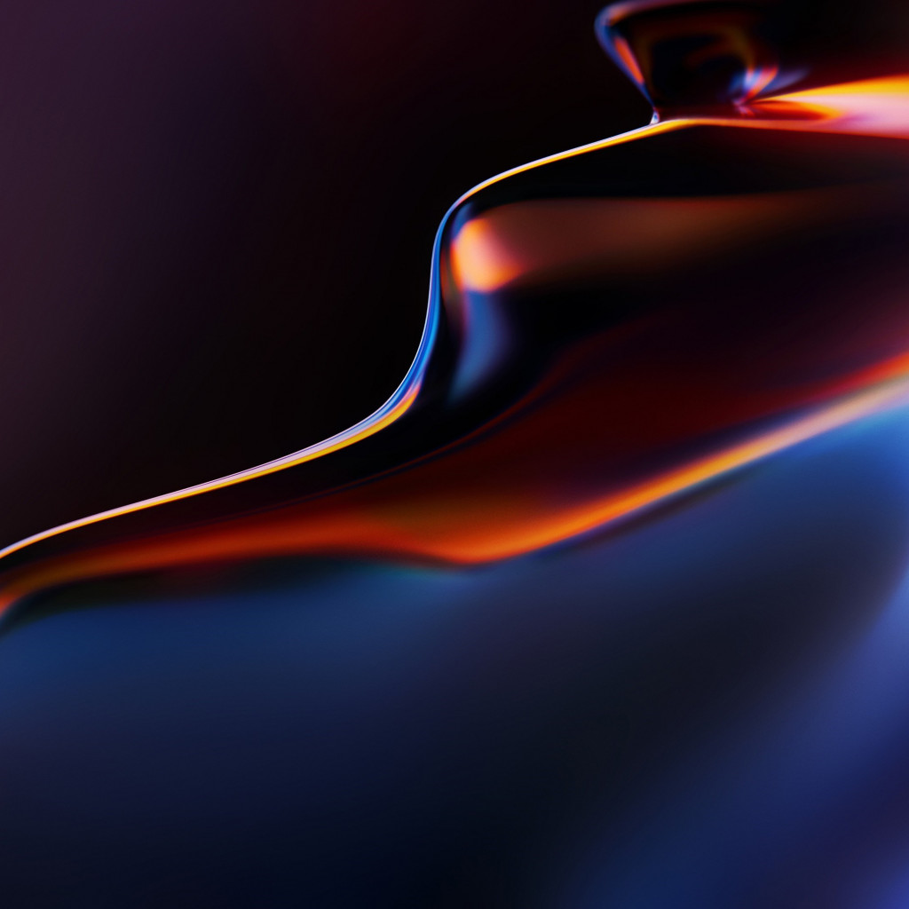 Abstract, flow, OnePlus 6T wallpaper 1024x1024