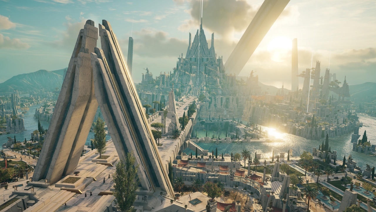 Assassin's Creed Odyssey Judgment of Atlantis wallpaper 1280x720