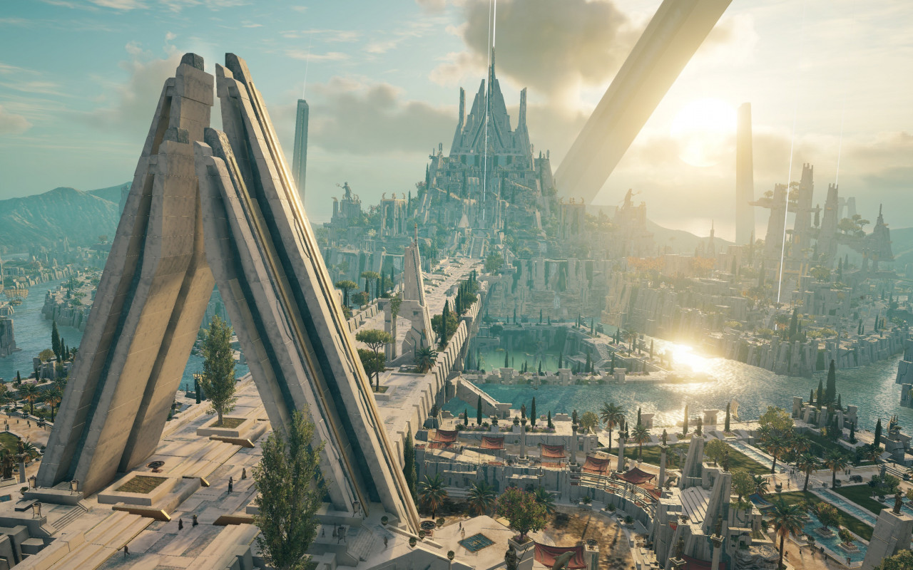 Assassin's Creed Odyssey Judgment of Atlantis wallpaper 1280x800