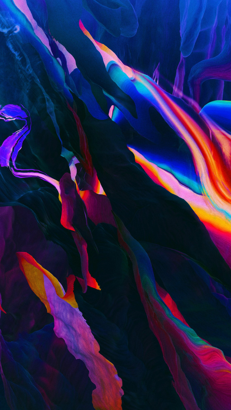 Abstract colorful wallpaper 750x1334