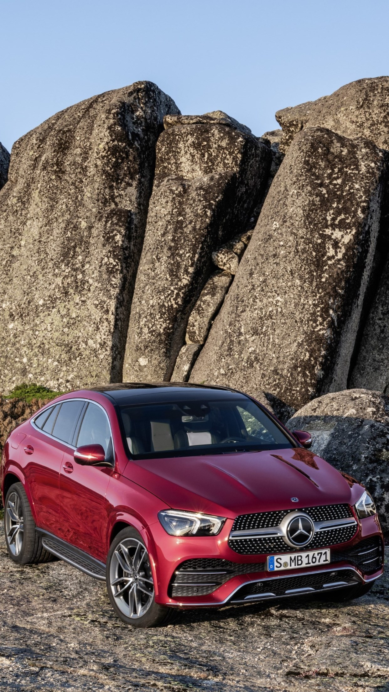 Mercedes Benz GLE AMG Coupe wallpaper 1242x2208