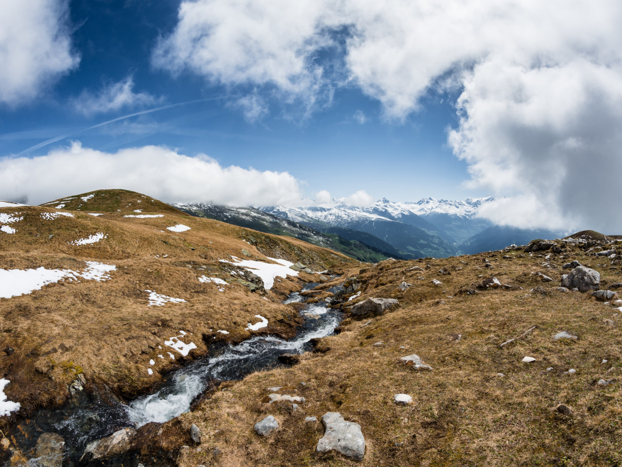 Alps landscape wallpaper 1280x960