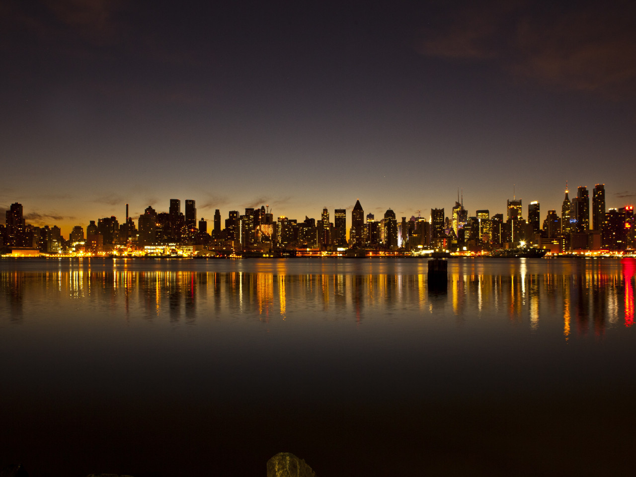 New York city skyline wallpaper 1280x960