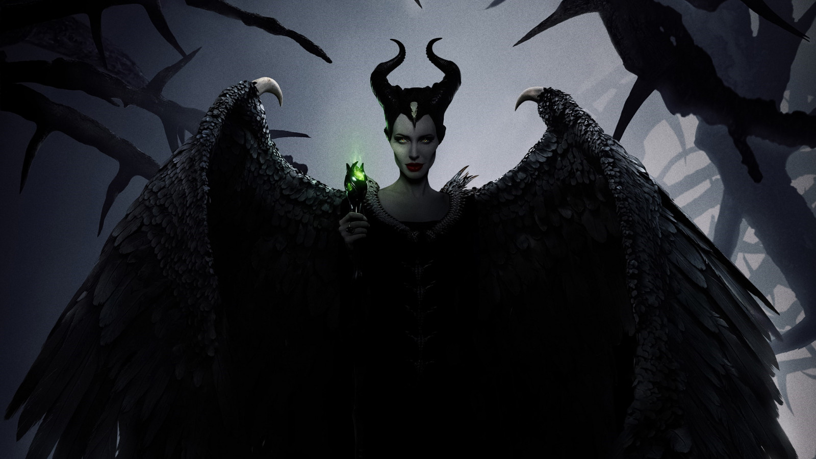 Maleficent: Mistress of Evil poster wallpaper 1600x900