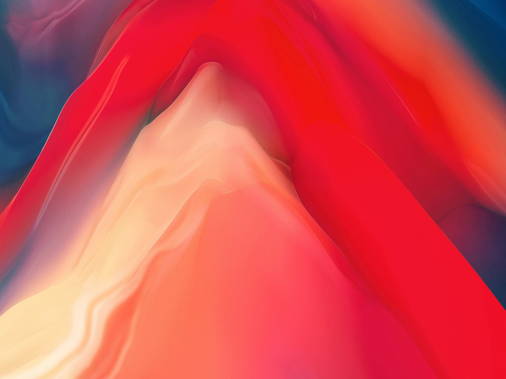OnePlus 6T, abstract wallpaper 1024x768