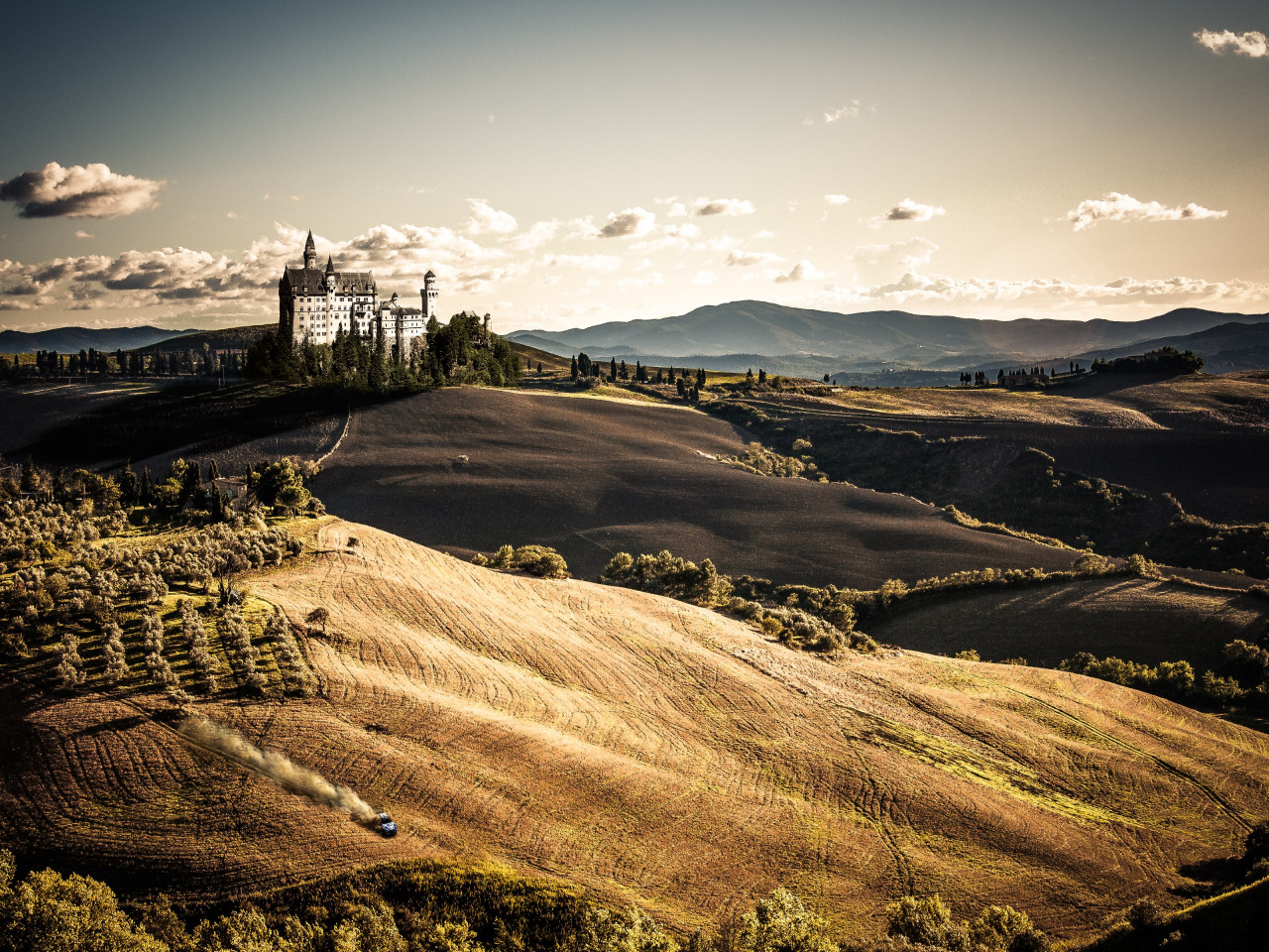 Toscana, Italy. Wonderful landscape wallpaper 1280x960