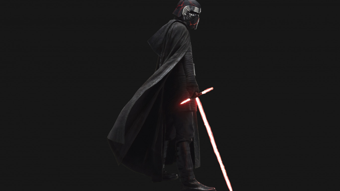Kylo Ren in Star Wars: The Rise of Skywalker wallpaper 1366x768