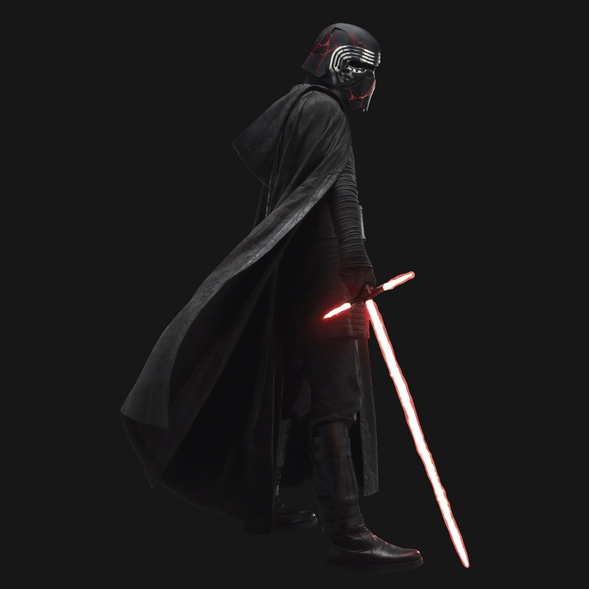 Kylo Ren in Star Wars: The Rise of Skywalker wallpaper 2048x2048