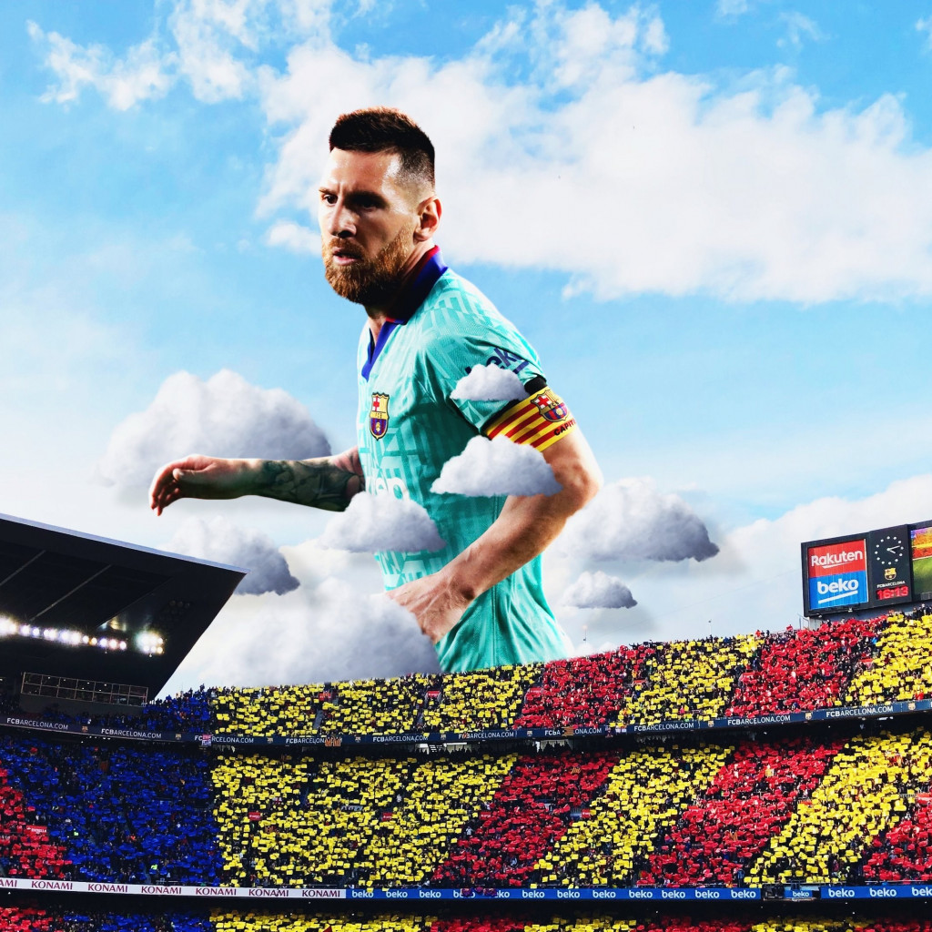 Download wallpaper: Lionel Messi 1024x1024