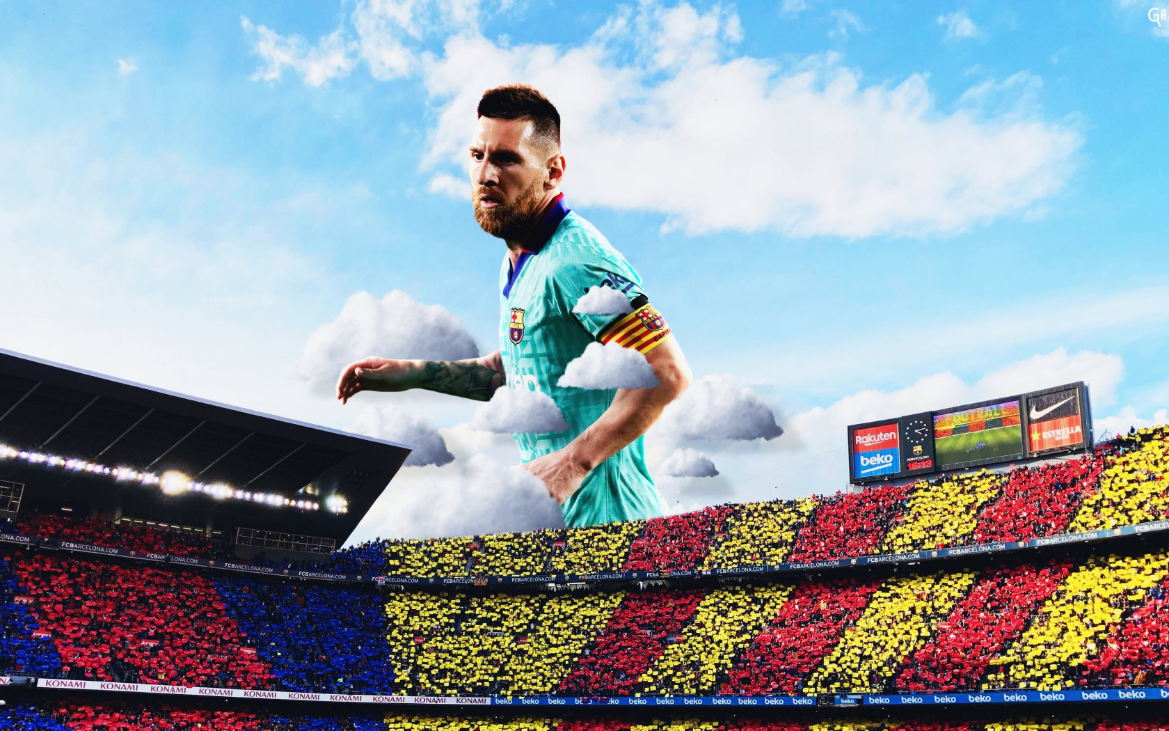 Lionel Messi wallpaper 1680x1050