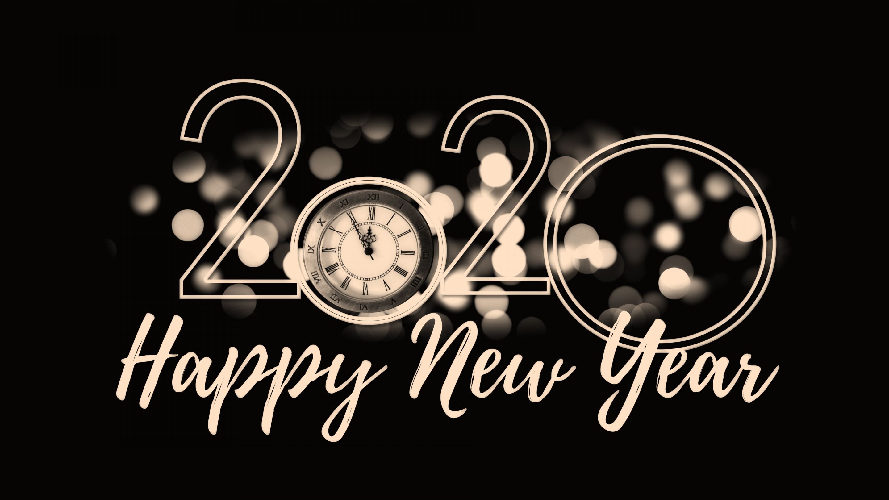 2020 Happy New Year wallpaper 2880x1620