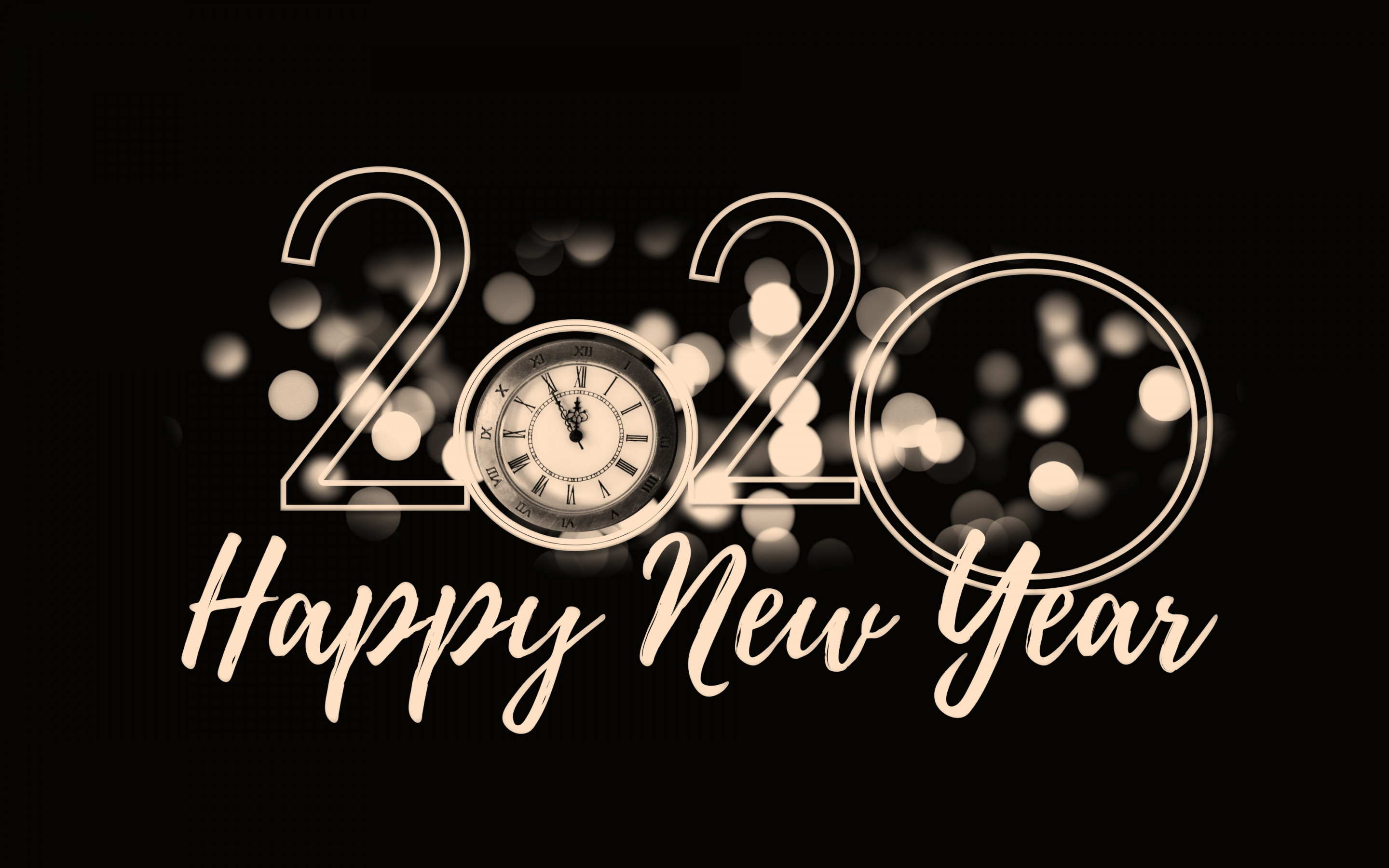 2020 Happy New Year wallpaper 2880x1800
