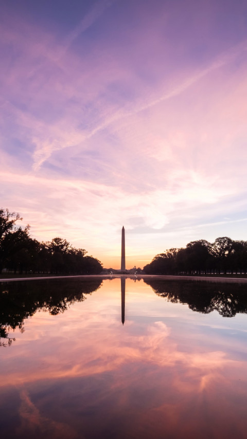 Lincoln Memorial, Washington DC wallpaper 480x854