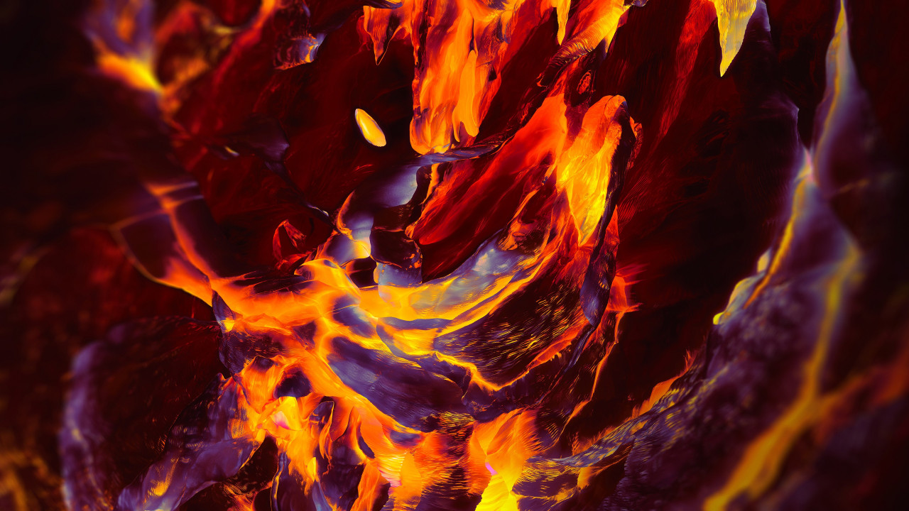 OnePlus Fire wallpaper 1280x720