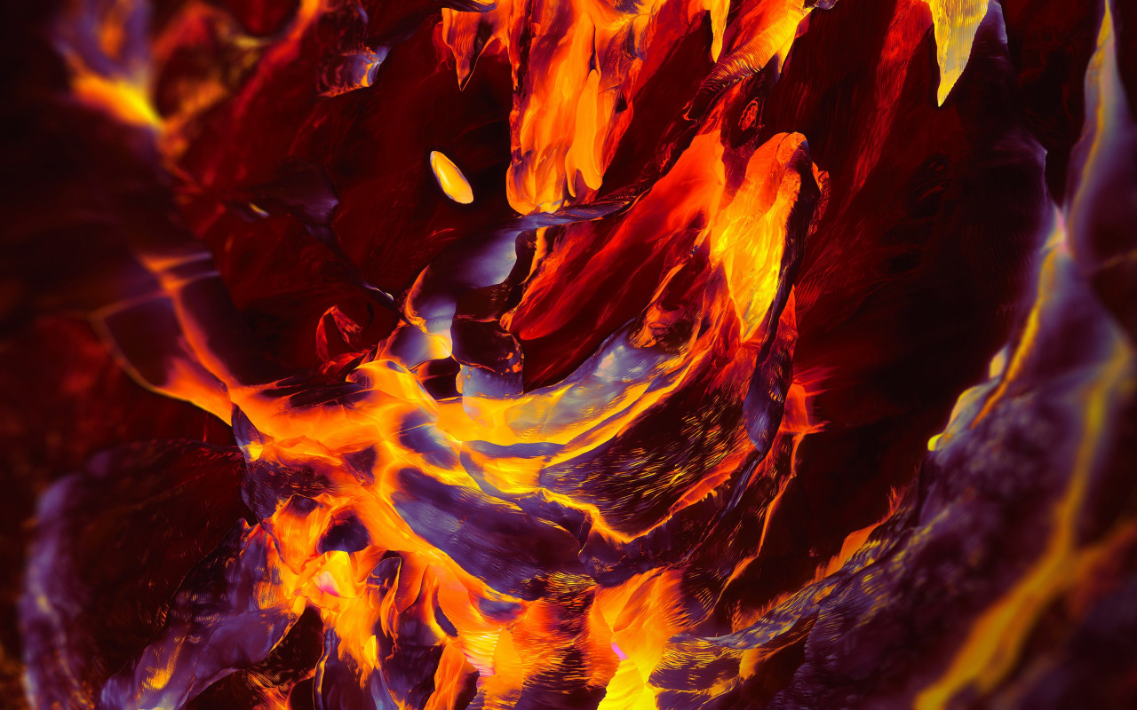 OnePlus Fire wallpaper 1280x800