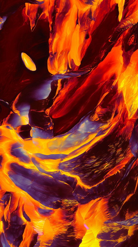 OnePlus Fire wallpaper 480x854