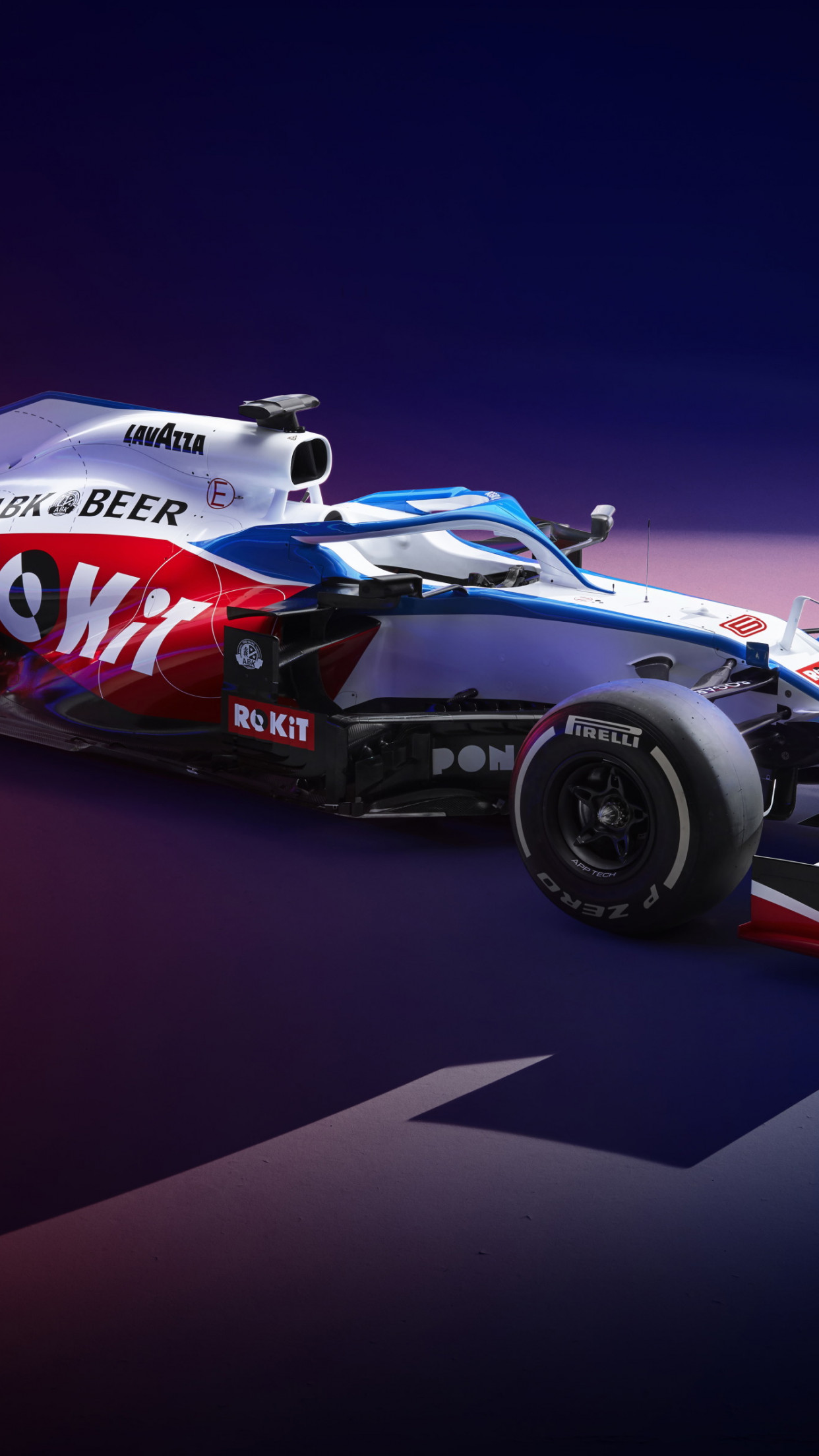 Williams F1 FW43 2020 wallpaper 1242x2208