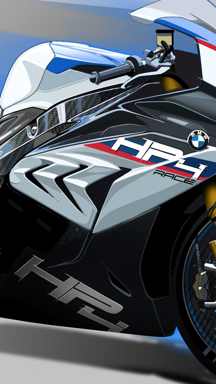 BMW HP4 Race wallpaper 750x1334