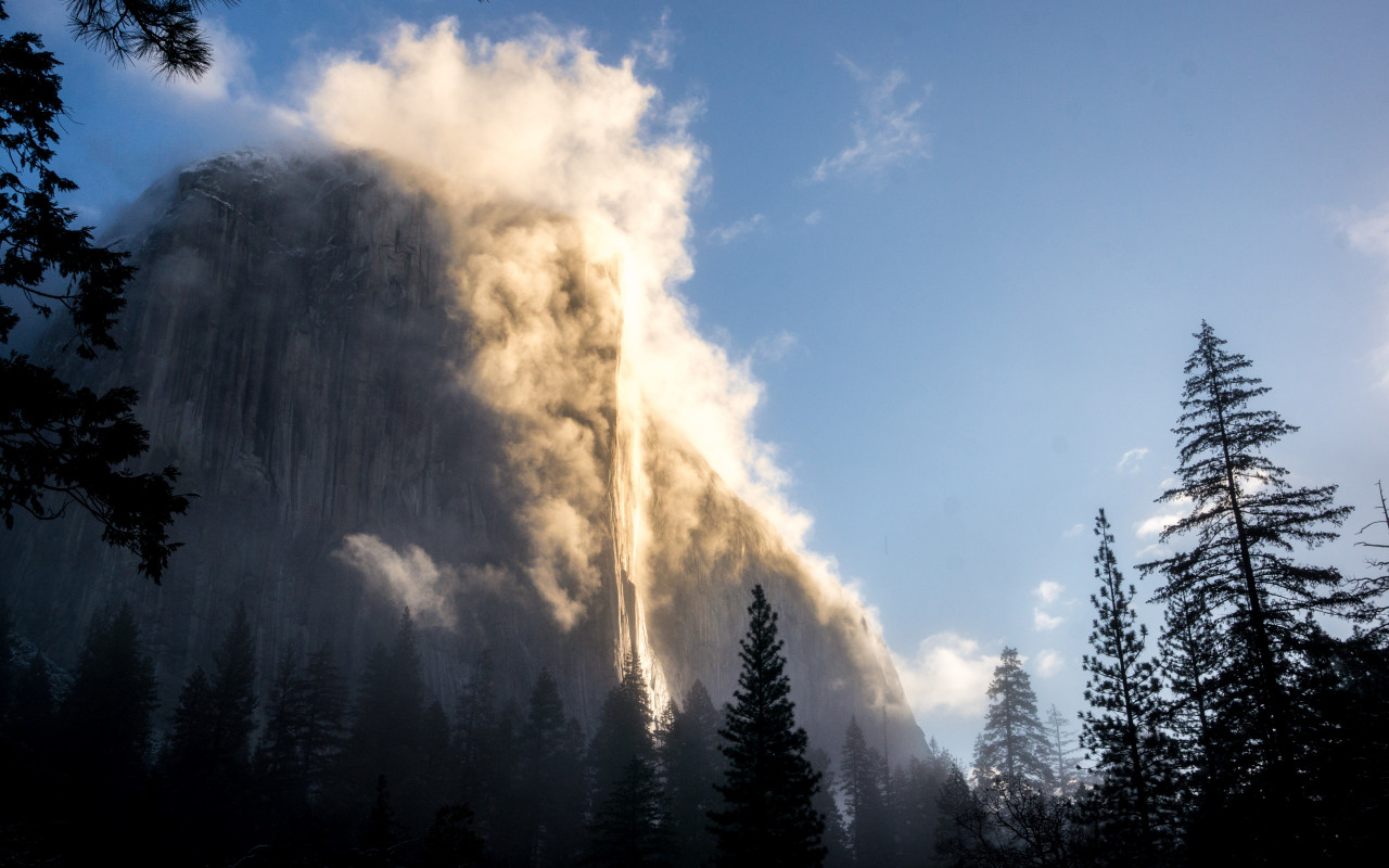 El Capitan, Yosemite wallpaper 1280x800
