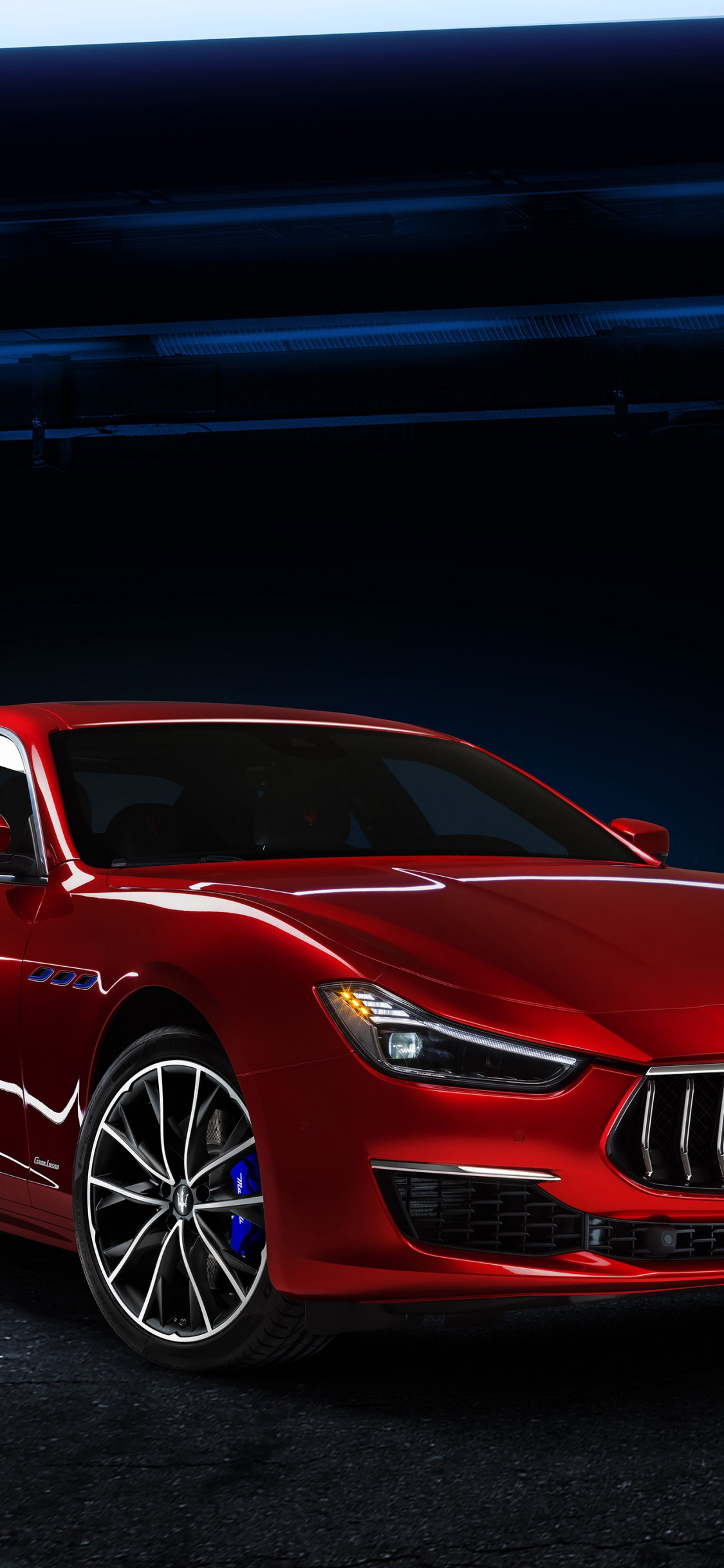 Maserati Ghibli GranLusso Hybrid wallpaper 1125x2436