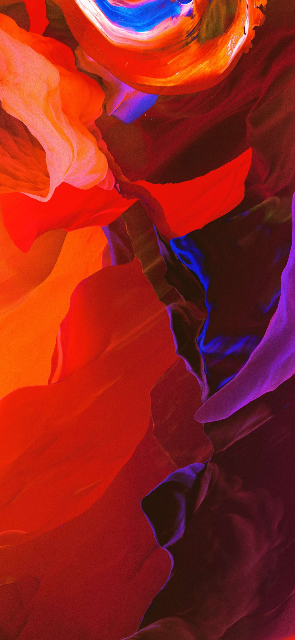 Red Orange Colorful Abstract wallpaper 1125x2436