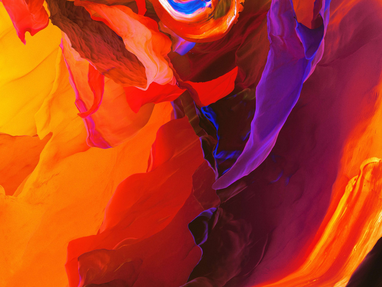 Red Orange Colorful Abstract wallpaper 1280x960