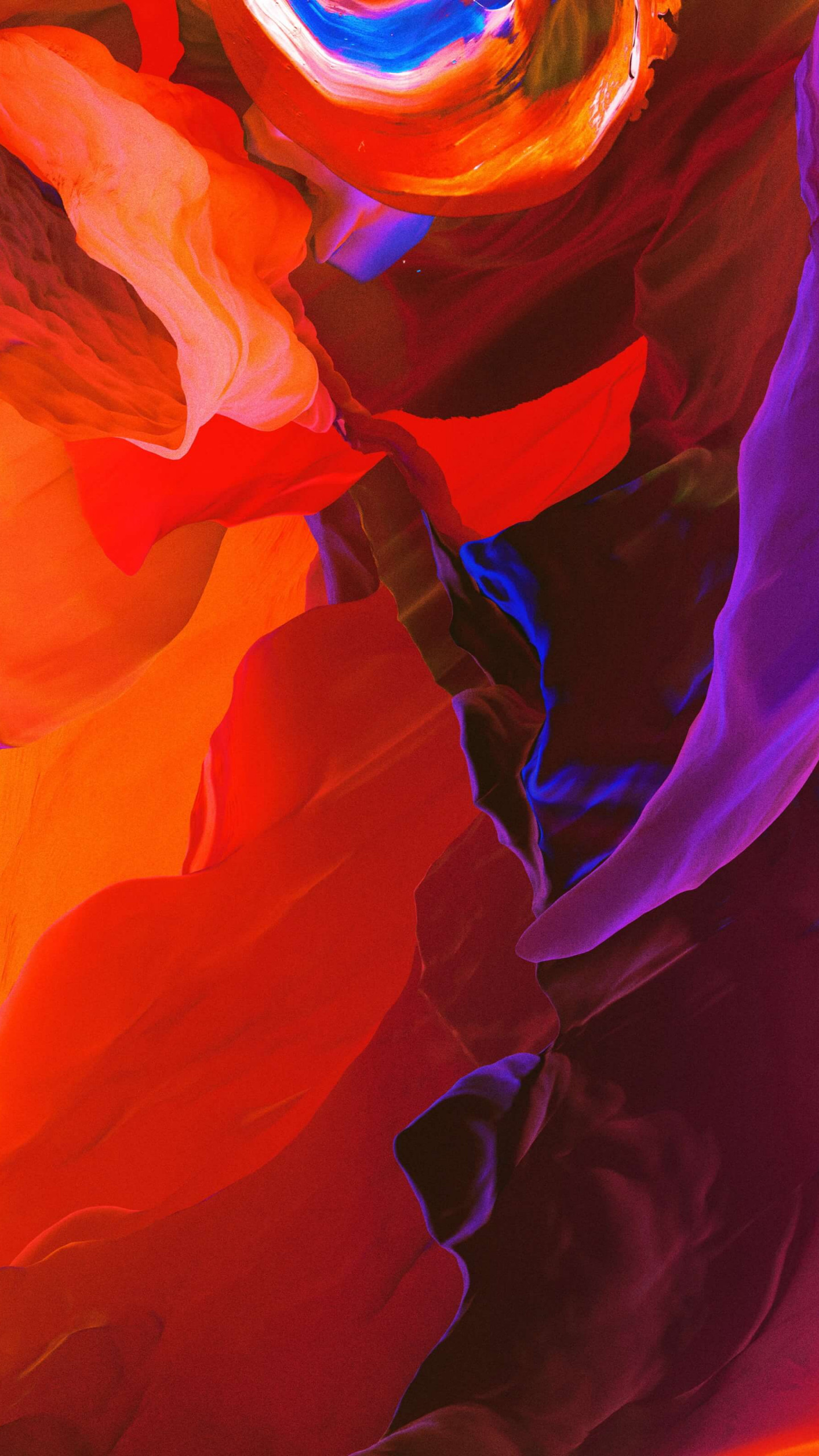 Red Orange Colorful Abstract wallpaper 1440x2560
