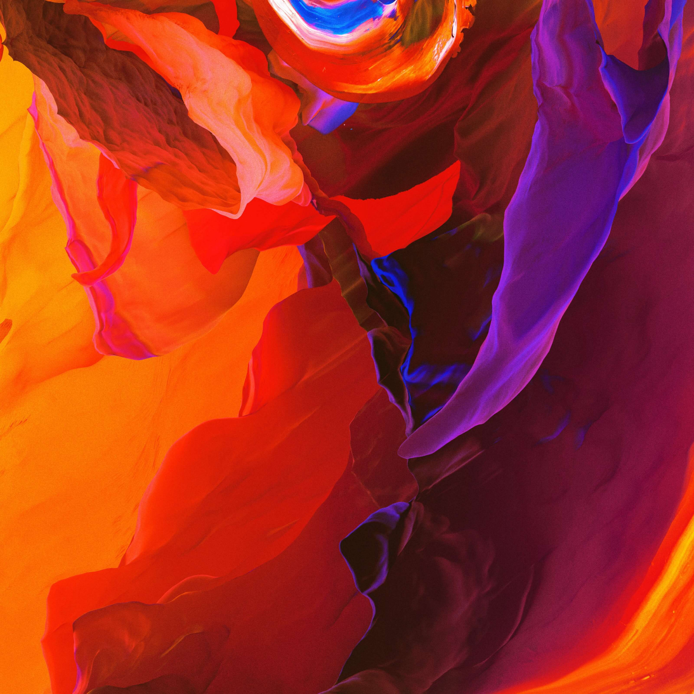 Red Orange Colorful Abstract wallpaper 2224x2224