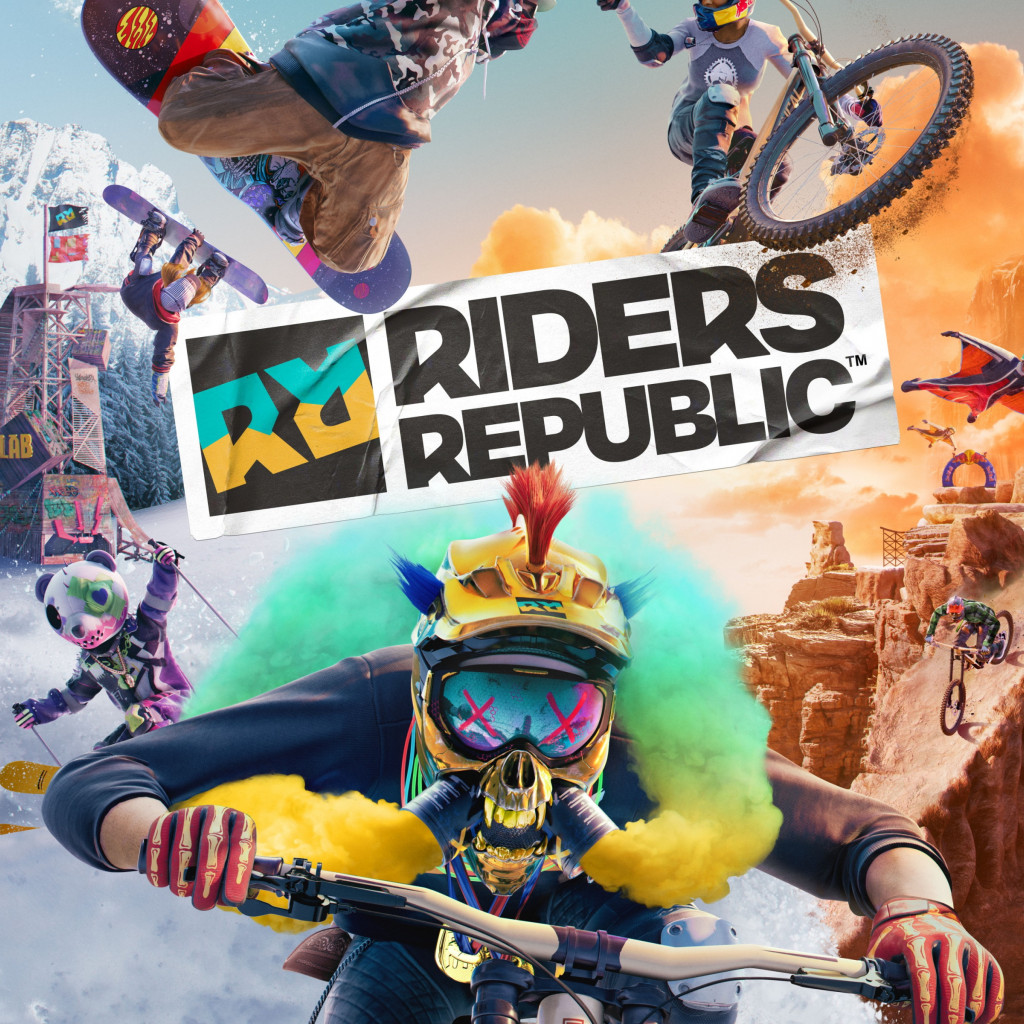 Riders Republic poster wallpaper 1024x1024