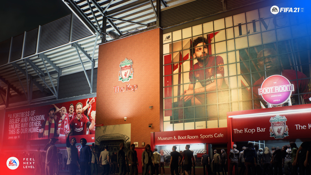 FIFA 21 Liverpool Stadium wallpaper 1280x720