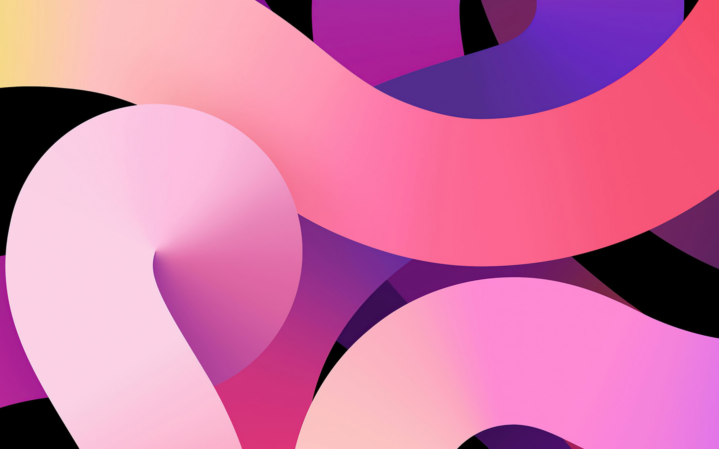 Purple pink pipes in iPad Air 2020 wallpaper 2880x1800