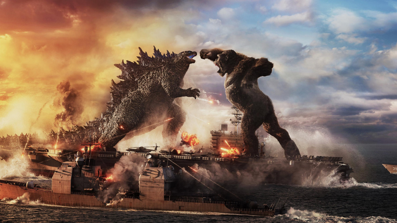 Godzilla vs Kong wallpaper 1280x720