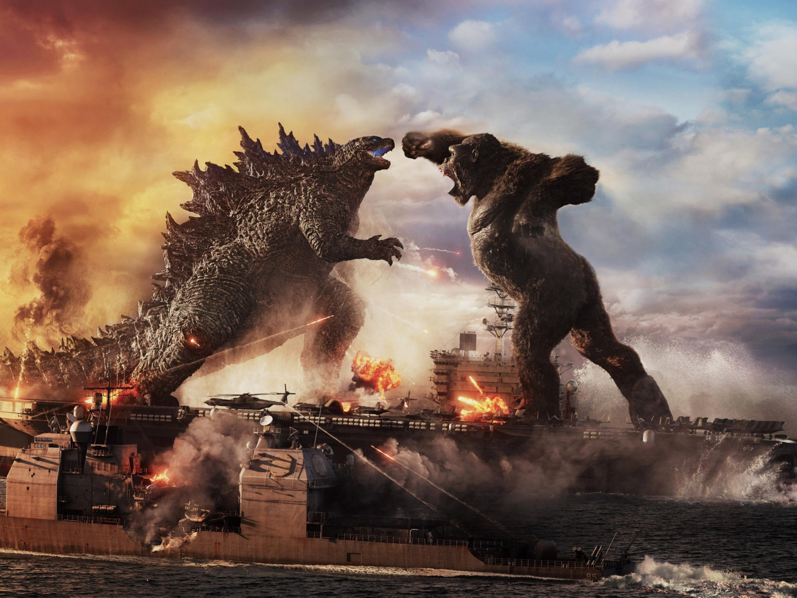Godzilla vs Kong wallpaper 1600x1200