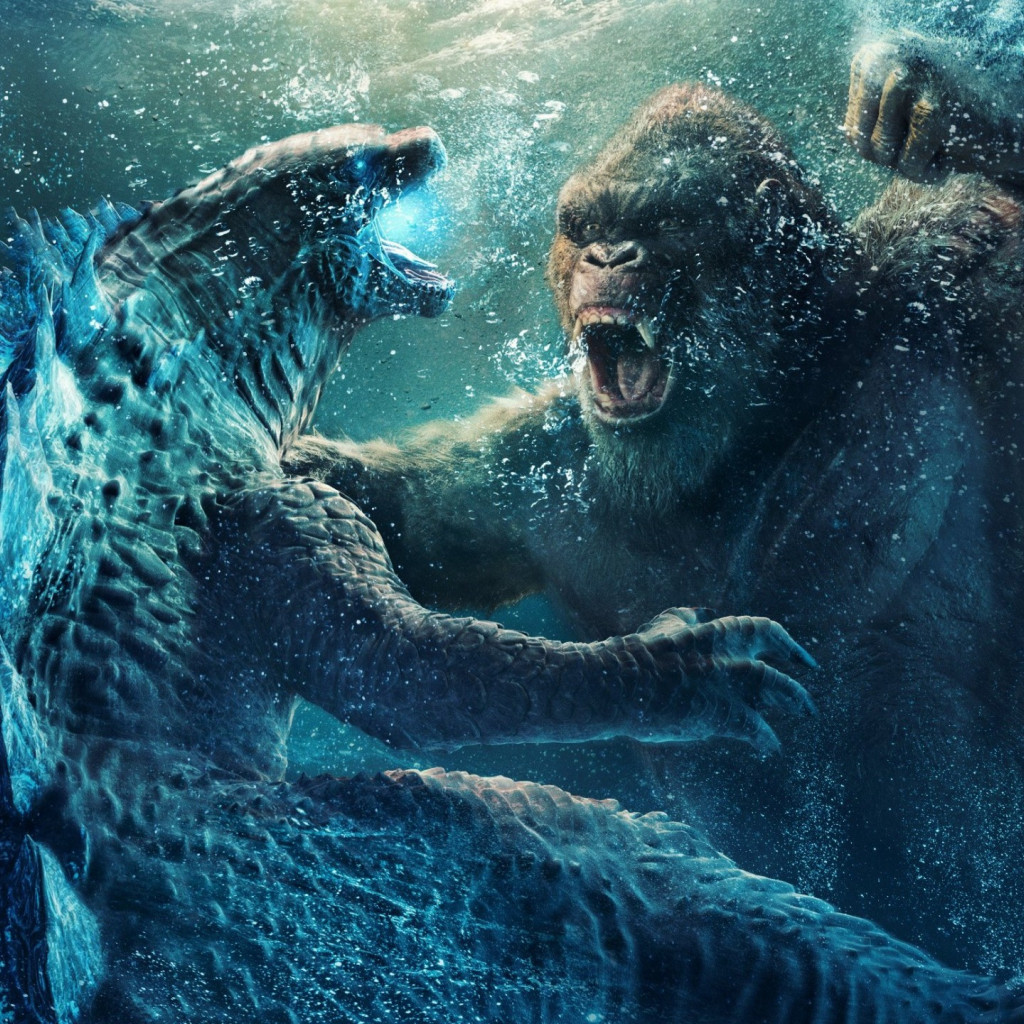 Godzilla vs Kong 2 wallpaper 1024x1024