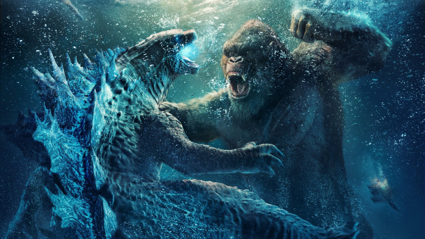 Godzilla vs Kong 2 wallpaper 1366x768