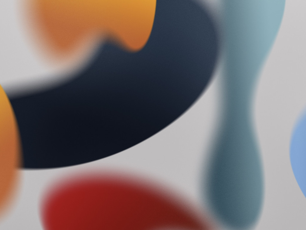 Abstract iOS 15 wallpaper 1024x768