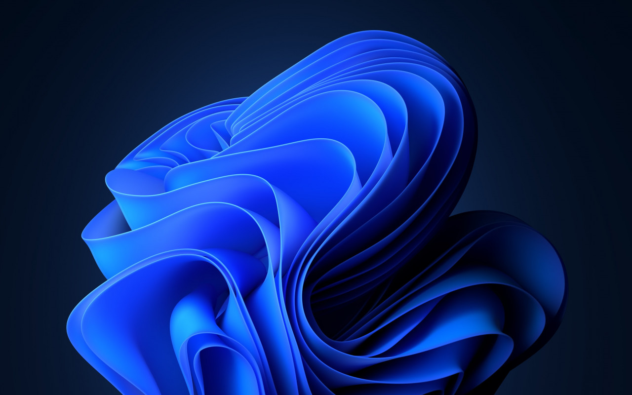 Windows 11 blue abstract wallpaper 1280x800