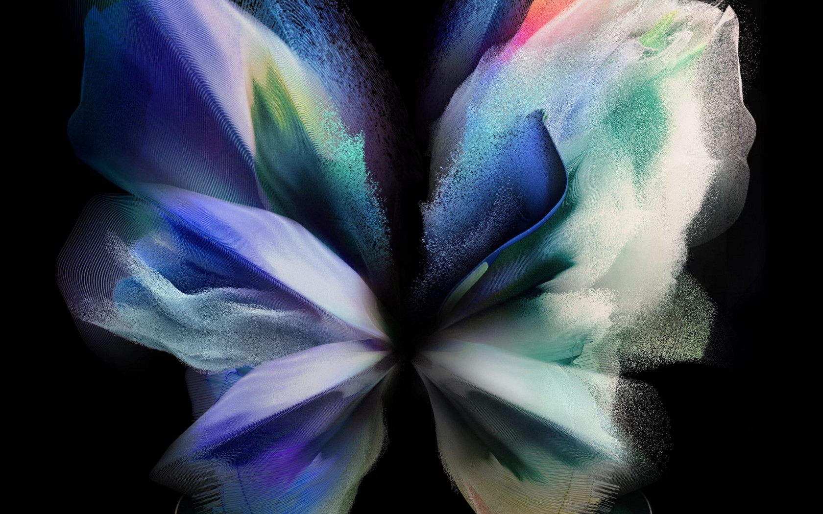 The butterfly from Samsung Galaxy Z Fold 3 wallpaper 1680x1050