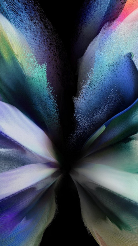 The butterfly from Samsung Galaxy Z Fold 3 wallpaper 480x854