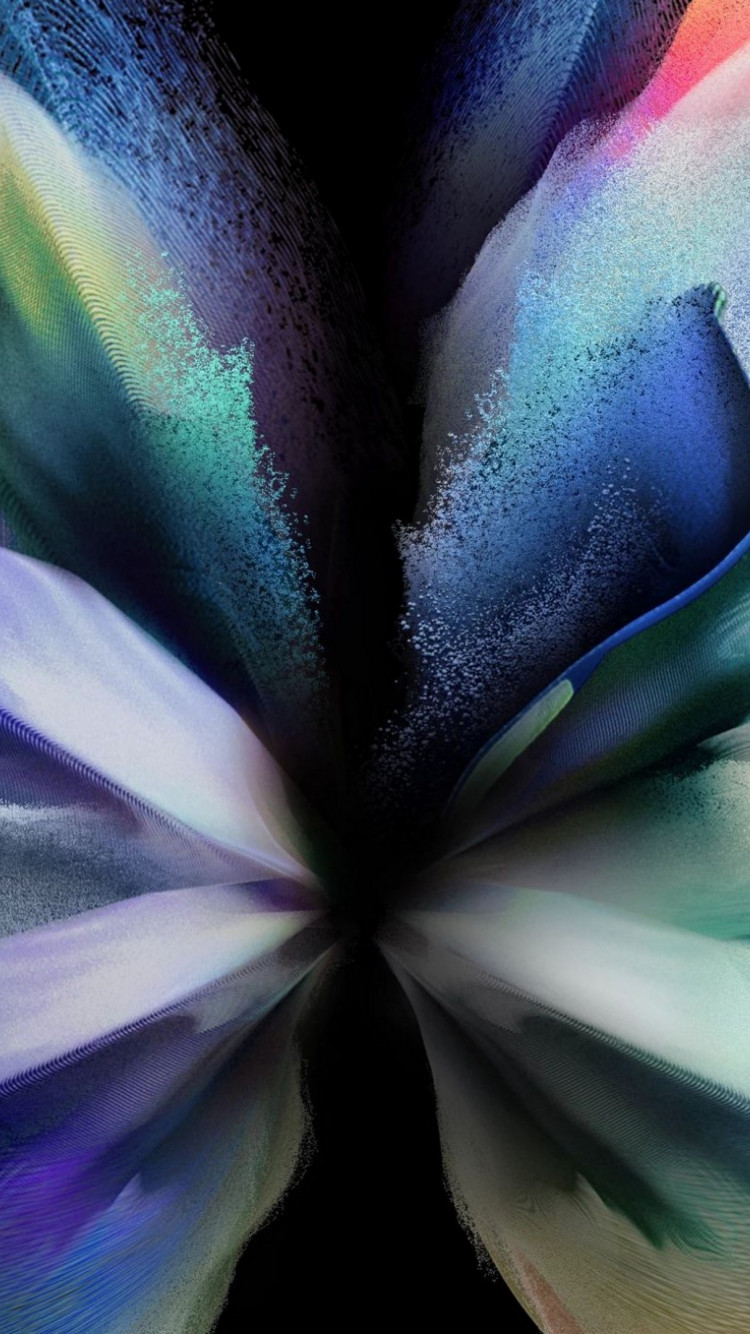 The butterfly from Samsung Galaxy Z Fold 3 wallpaper 750x1334