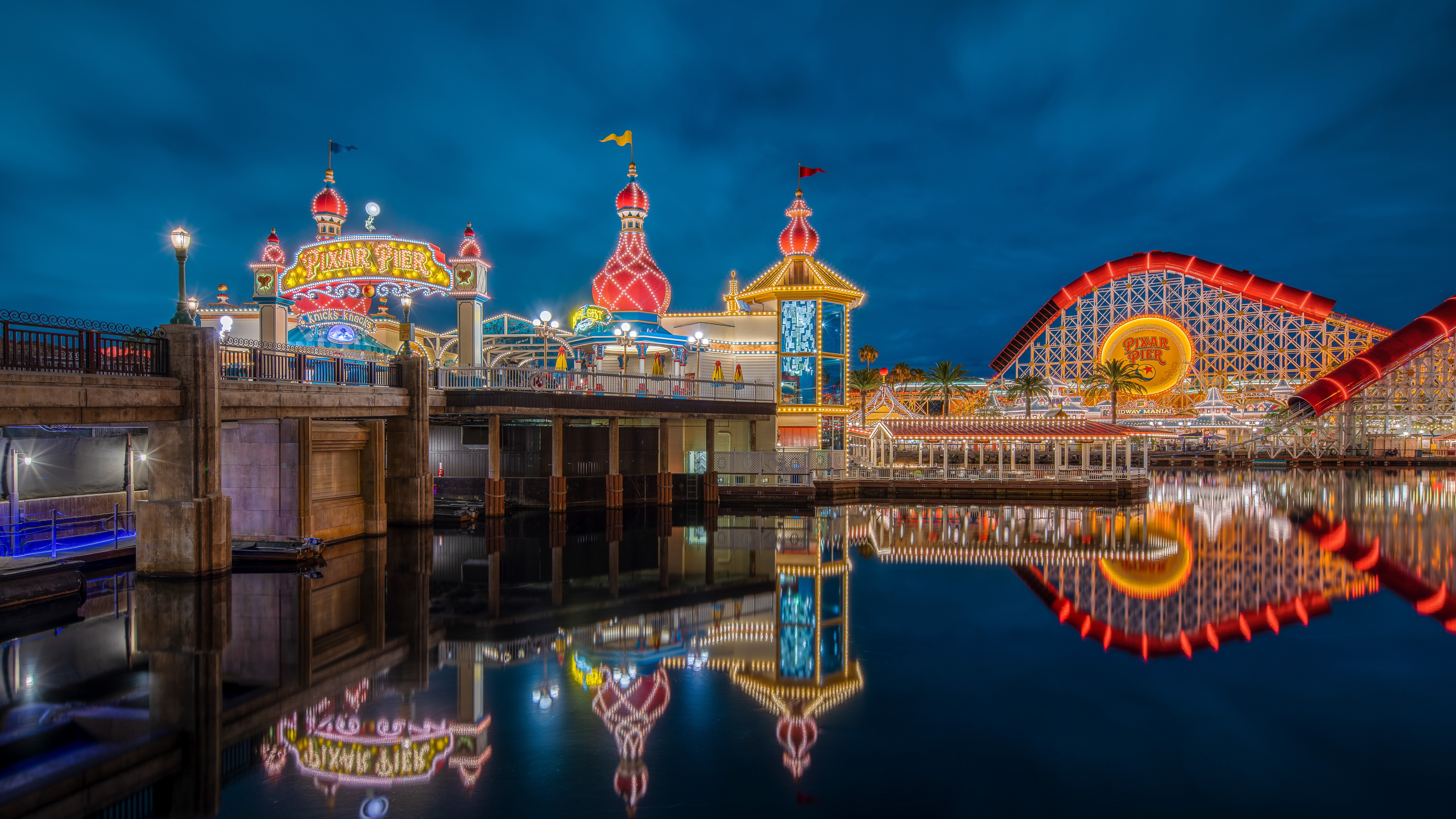 Pixar Pier wallpaper 3840x2160