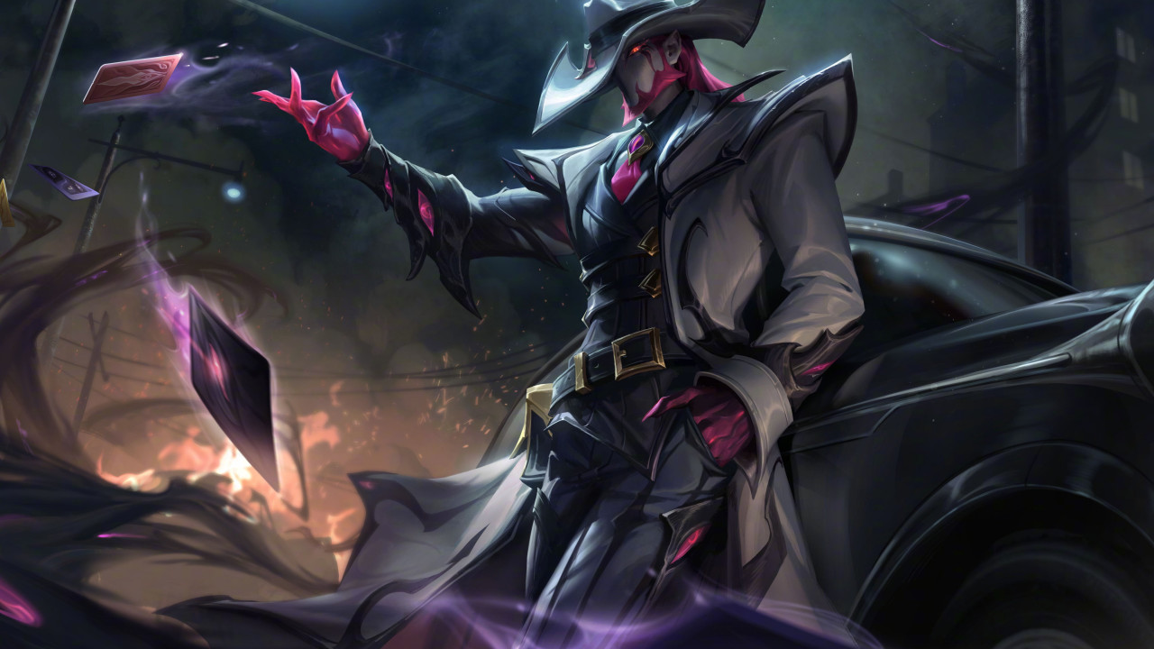 Twisted Fate from League Of Legends wallpaper 1280x720