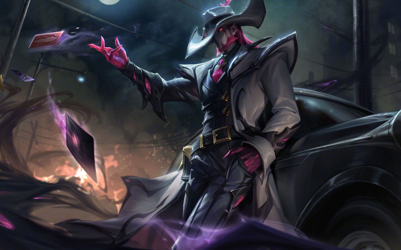 Twisted Fate from League Of Legends wallpaper 1280x800