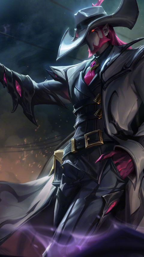 Twisted Fate from League Of Legends wallpaper 480x854