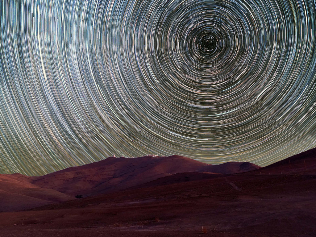 Landscape of Chile's Atacama Desert wallpaper 1024x768