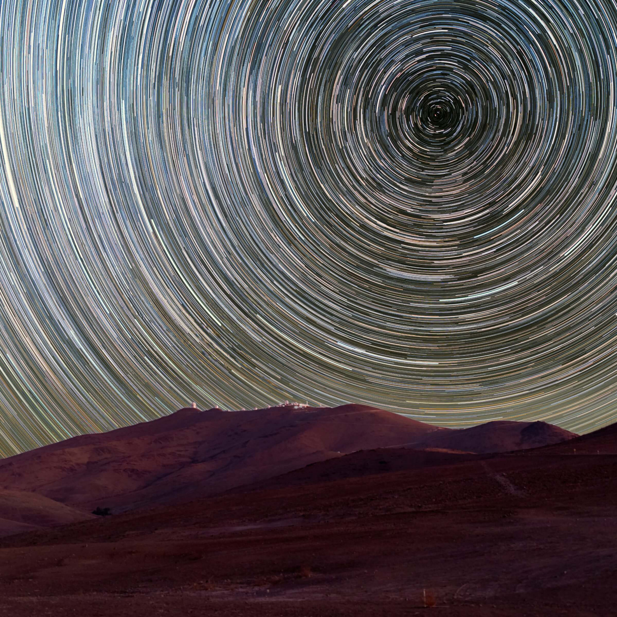 Landscape of Chile's Atacama Desert wallpaper 2048x2048