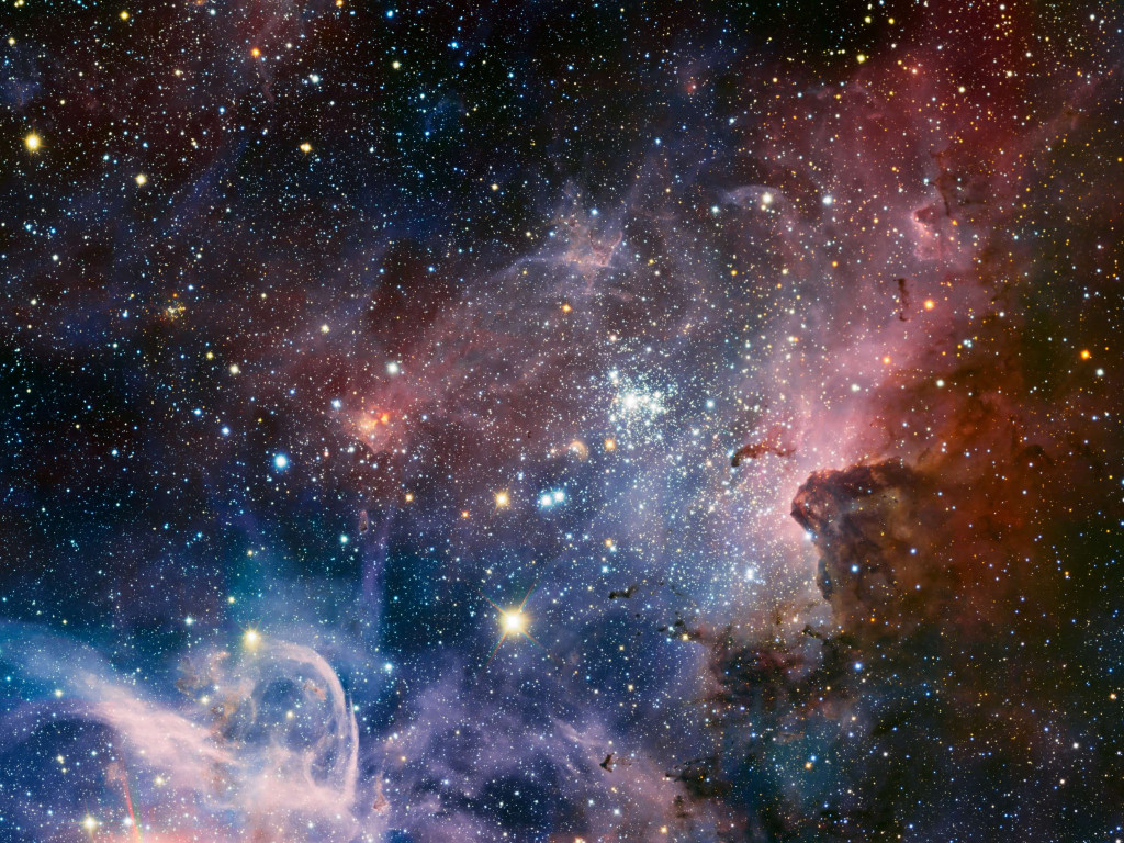 Carina Nebula wallpaper 1024x768