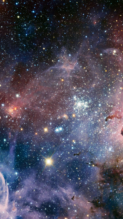 Carina Nebula wallpaper 480x854
