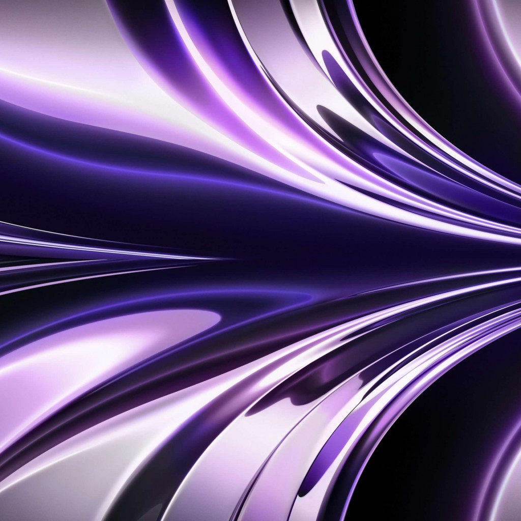 iOS 16 abstract purple style wallpaper 1024x1024